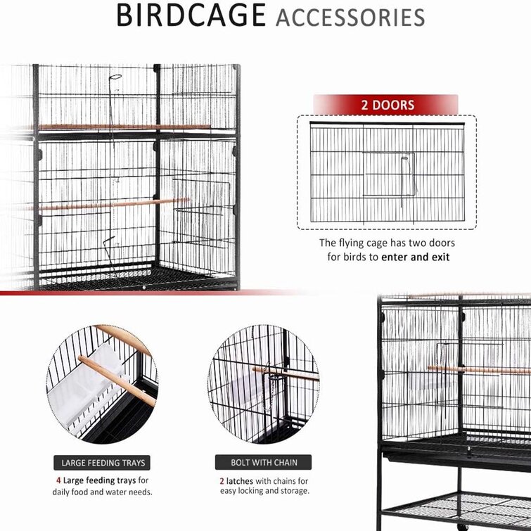 Large bird hotsell travel cage